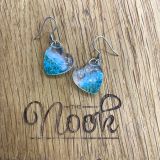 Acrylic Heart Earrings