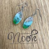 Acrylic Oval Earrings