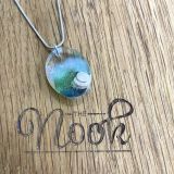 Acrylic Circle Sea Shell Necklace