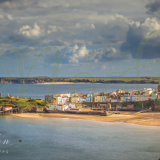 Cloudy Tenby Days Panoramic
