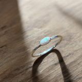 White Lali Stone Ring