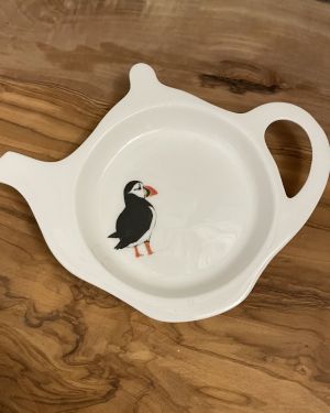 Puffin Tea Bag Dish