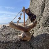 Small Driftwood Boat