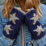 Navy Star Handwarmer