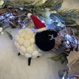 Tessa The Bobble Sheep At Christmas