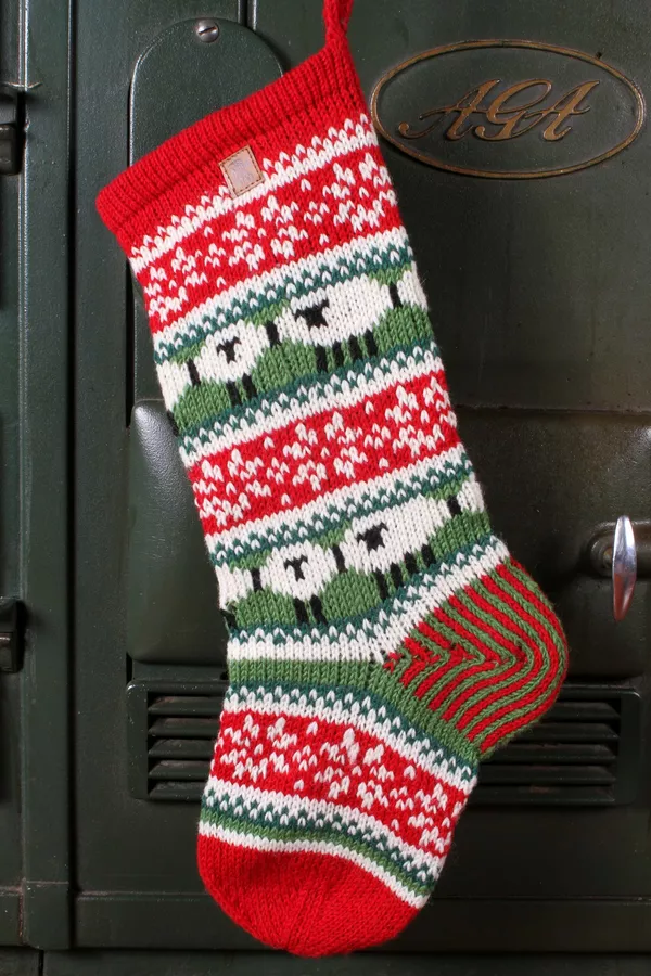 Christmas Sheep Stocking