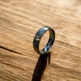 Brushed Silver Ring