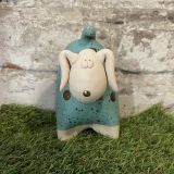 Ceramic Turquoise Dog