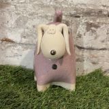 Ceramic Pink Dog