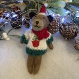 Brown Bear Christmas Decoration