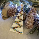 Fused Glass Christmas Tree Decoration