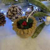 Mini Mince Pie Christmas Decoration