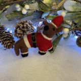 Buddy The Festive Dog Christmas Decoration
