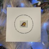 Magnet Robin Christmas Card