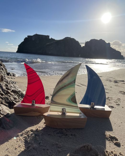 Fused Glass Boats