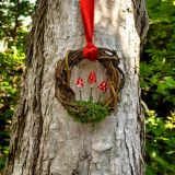 Small Mushroom Woods Fairy Ring Wreath