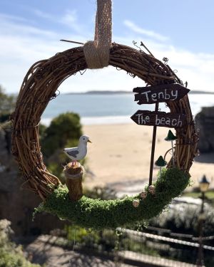 The Beach Fairy Ring Wreath
