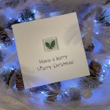 Magnet Berry Merry Christmas Card