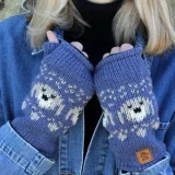 Pooch Dog Denim Handwarmer