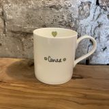 Green Cariad Mug