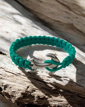 Tenby Anchor Fishing Net Bracelet