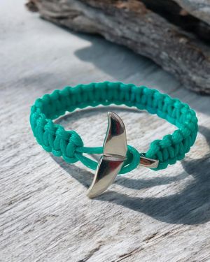 Tenby Whale Tail Fishing Net Bracelet