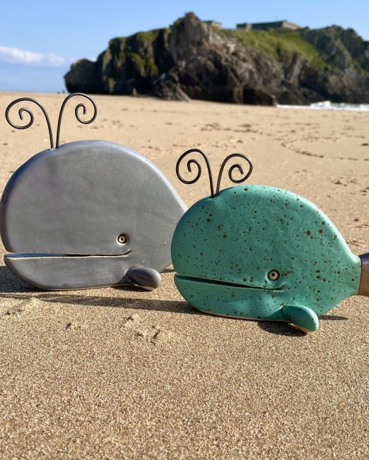Ceramic Whales