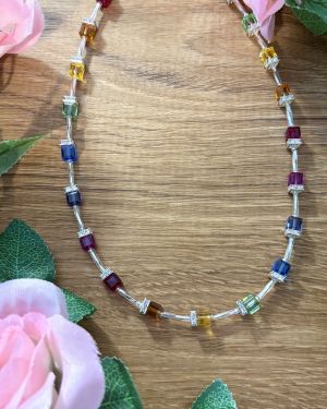 Rainbow Crystal Necklace