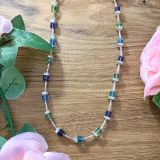 Blue And Green Crystal Necklace