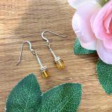 Yellow Crystal Earrings