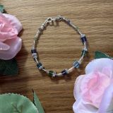 Blue And Green Crystal Bracelet