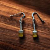Yellow Crystal Earrings