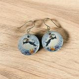 Ceramic Puffin Earrings
