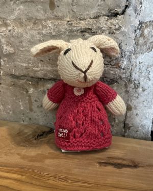 Pink Sheep Finger Puppet
