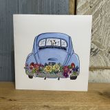 Flower WVW Beatle Card