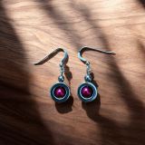 Pink Hematite Earrings