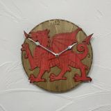 Welsh Dragon Clock