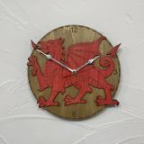 Welsh Dragon Clock