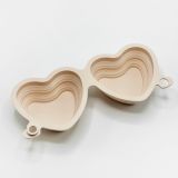 Pink Collapsible Heart Bowl
