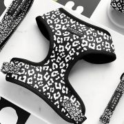 Black Leopard Neck Harnesses