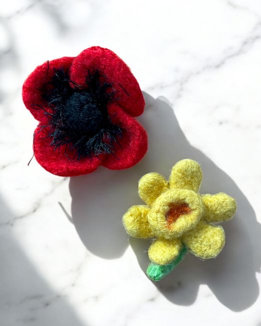 Felt Brooches