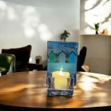 Beach Huts Tea Light Holder