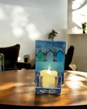 Beach Huts Tea Light Holder