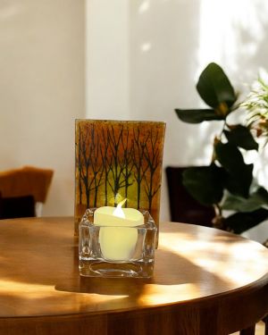Autumn Trees Tea Light Holder