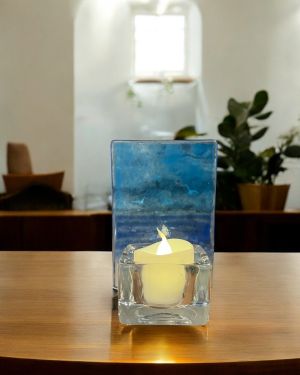Sea And Gulls Tea Light Holder