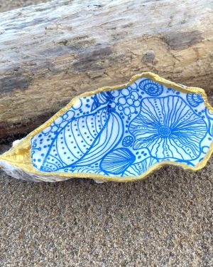 Blue Shells Oyster Sea Shell