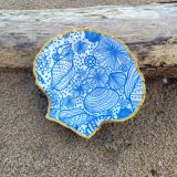 Blue Shells Scallop Sea Shell