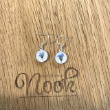 Blue Flower Earrings