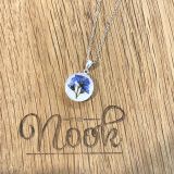 Blue Flower Necklace