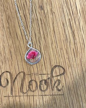 Red Flower Necklace